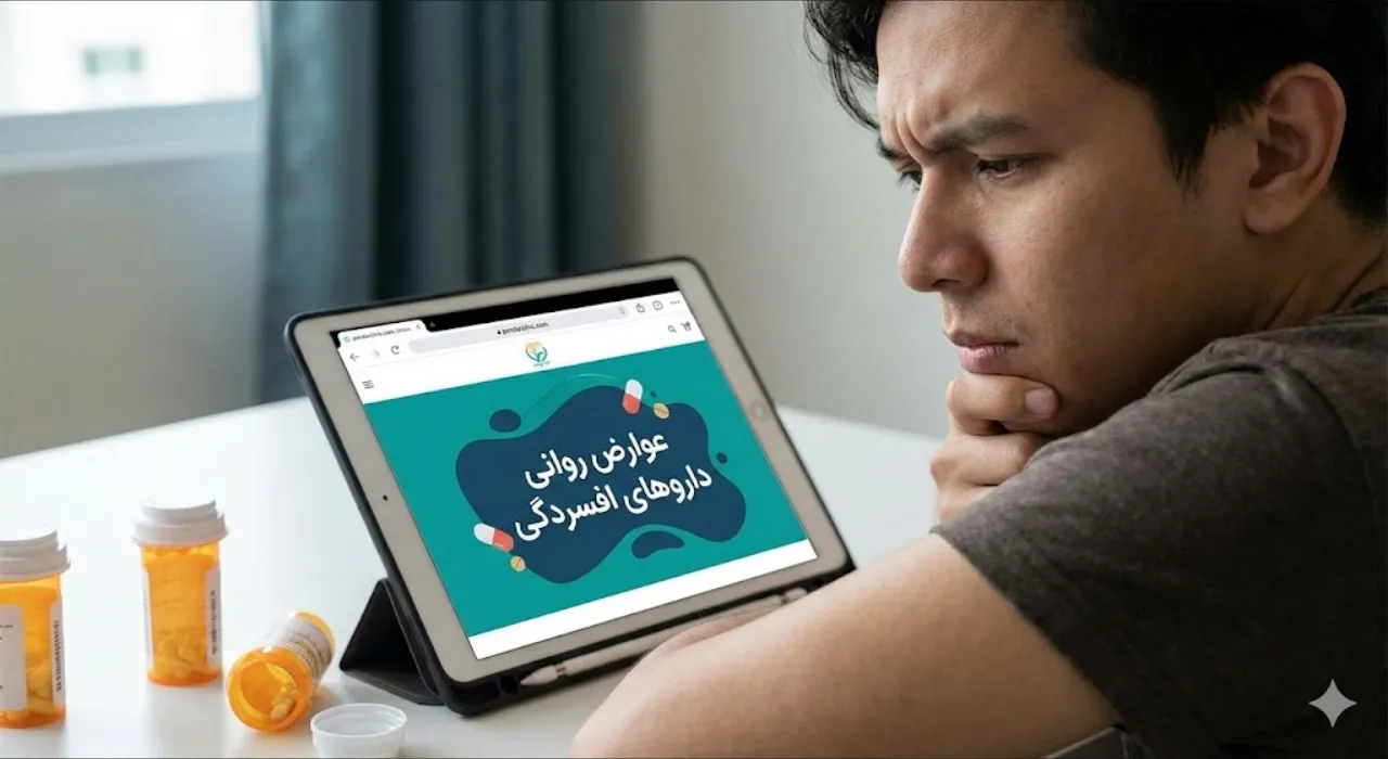 تصویر گرافیکی نشان دهنده تأثیر داروهای ضد افسردگی بر مغز و خلق و خو